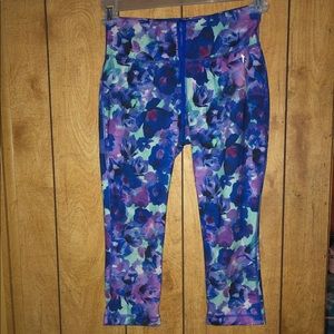 Danskin Now purple and blue tights